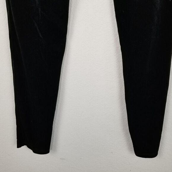 Gibson x‎ Glam Crushed Velvet Black Pants - Picture 6 of 9